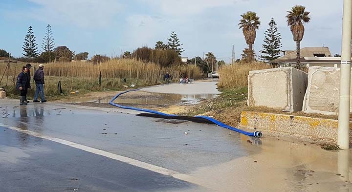 arginata l'emergenza maltempo a mazara