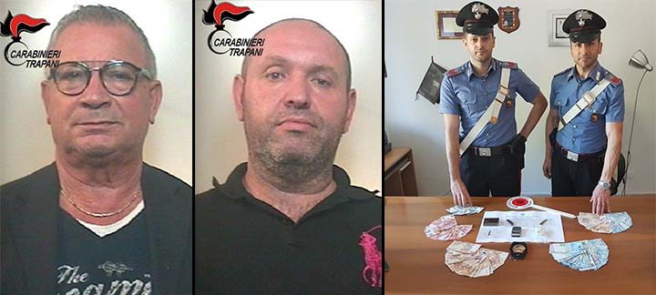 Continua la lotta al fenomeno dello spaccio di stupefacenti condotta dagli uomini della  Compagnia di Alcamo sotto la guida del Cap. Giulio Pisani.  Dalle prime ore di ieri 8 Giugno, i Carabinieri del Nucleo Operativo e della Stazione Carabinieri di Castellammare hanno eseguito due distinte operazioni di polizia nei confronti di altrettanti soggetti, conosciuti agli uomini dell’Arma e sospettati di detenere stupefacente all’interno delle rispettive abitazioni.  Il primo a cadere nella rete dei Carabinieri del Nucleo Operativo e Radiomobile è stato Gaetano Gnoffo 68enne di Castellammare del Golfo. I militari, diretti dal Tenente Sebastiano Russo, in abiti civili, hanno seguito per giorni l’uomo ed hanno atteso la mattina di ieri per passare all’azione.  All’interno della sua abitazione, a termine di una perquisizione, sono stati rinvenuti circa 20 gr di cocaina oltre a bilancini di precisione utilizzati per il confezionamento in dosi dello stupefacente.  Analoga sorte è toccata a Pietro D’Aguanno 43enne di Castellammare del Golfo.  I Carabinieri della locale Stazione CC, da sempre conoscitori delle dinamiche cittadine, hanno appreso la notizia che l’uomo nascondeva stupefacente all’interno della sua abitazione. I militari, diretti dal Maresciallo Carta, hanno eseguito una perquisizione domiciliare rinvenendo oltre 80 grammi di hashish e circa 3000 euro in contanti che si ritengono frutto dell’attività di spaccio.  Entrambi gli arrestati saranno processati nella mattinata odierna presso il Tribunale di Trapani con rito direttissimo. Le attività di contrasto al fenomeno dello spaccio di stupefacenti proseguiranno nei prossimi giorni così come disposto dal Comando Provinciale di Trapani