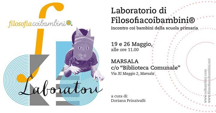 "Filosofia coi bambini". Laboratori nella biblioteca di Marsala