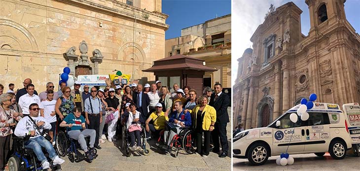 Marsala: consegnato un mezzo per disabili all’Anffas